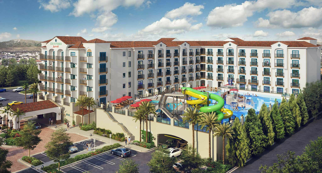 Courtyard By Marriott Anaheim Theme Park Entrance Hotel Exterior photo